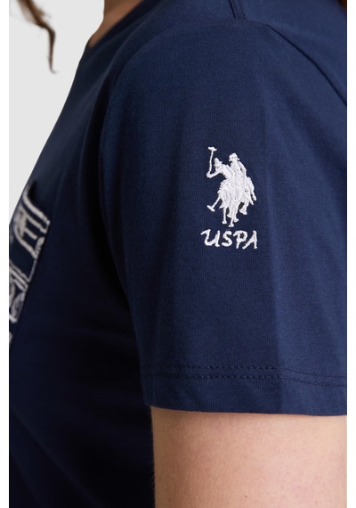 U.S. Polo Assn. Kadın Lacivert Tişört 50323540-vr033