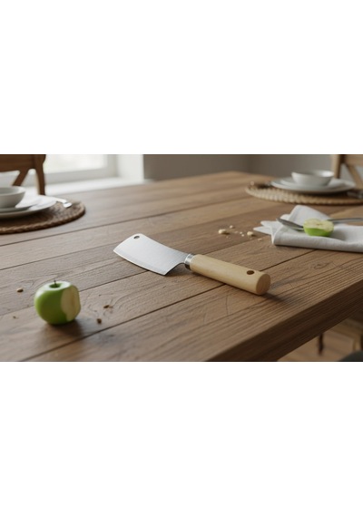 İtalyan Tasarım Ahşap Saplı Mini Satır Bıçak 5- Adet Resteurant Cafe Resteurant Renkli
