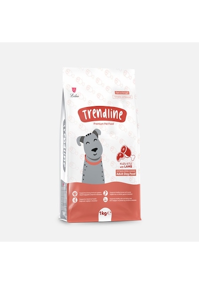 Trendline Dog Kuzu Etli Yetişkin Köpek Maması 1 Kg