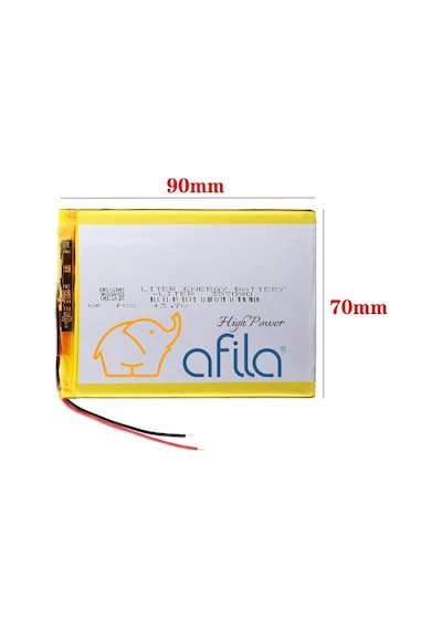 3.7v 3500mah 7''inç, 8''inç Tablet Uyumlu Batarya - Pil Ölçüler 357090p