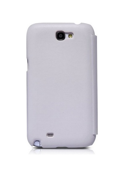 Nillkin N7100 Galaxy Note 2 İle Uyumlu Yana Açılan Kapaklı Kılıf Beyaz Renk