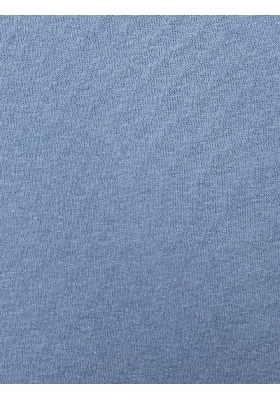 Koton Yarım Fermuarlı Yaka Basic Şardonlu Pamuk Karışımlı Uzun Kollu Sweatshirt Mavi 5wam70002mk Mavi