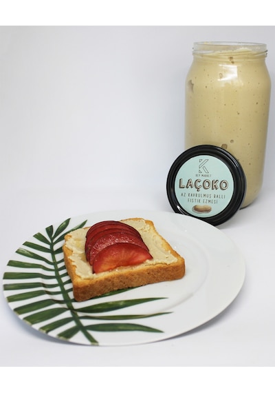 Laçoko Doğal Az Kavrulmuş (Çiğ) Ballı Yer Fıstığı Ezmesi 3 KG