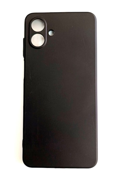 Samsung Galaxy A07 Uyumlu Mat Yumuşak Kılıf Kadife Hissiyat Siyah