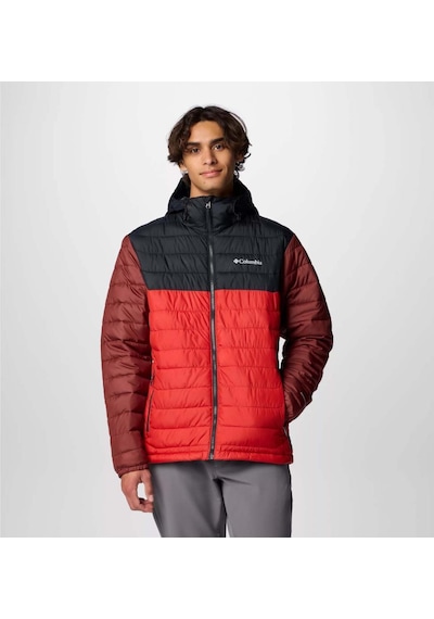 Columbia Powder Lite Iı Hooded Erkek Mont Kırmızı