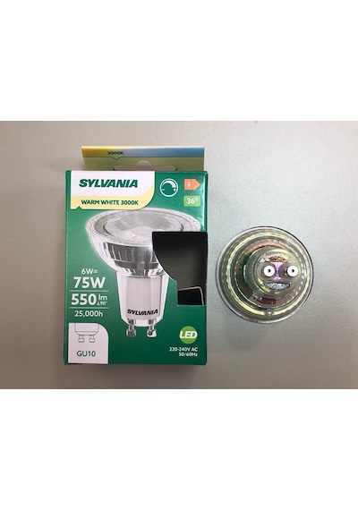 2 Adet Sylvanıa Dimli 6w 75w 550 Lümen Gu 10 3000kelvin Led Spo
