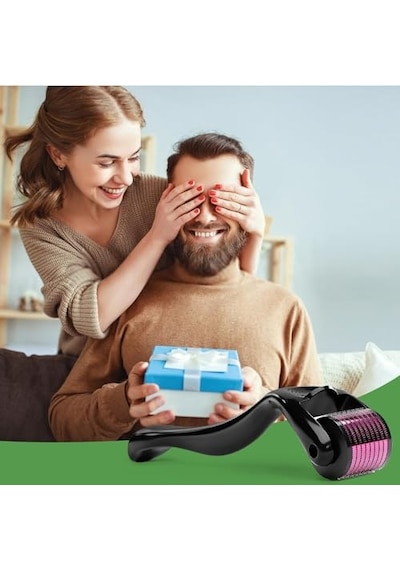 Yüz, Vücut Ve Saç Derisi İçin Derma Roller 1.0mm - 540 Micor Roller İle Erkekler Ve Kadınlar İçin Derma Rulo - Saç Ve Sakal İçin Sakal Rulo