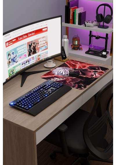 Tokyo Ghoul Anime V5 - 48x40 Xl Gaming Kauçuk Kaymaz Taban Mouse Pad Fare Altlığı