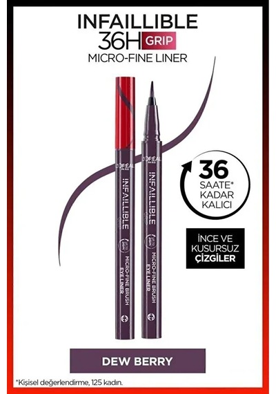 L'oreal Infaillible 36h Micro Eyeliner - 04 Dew Berry 0