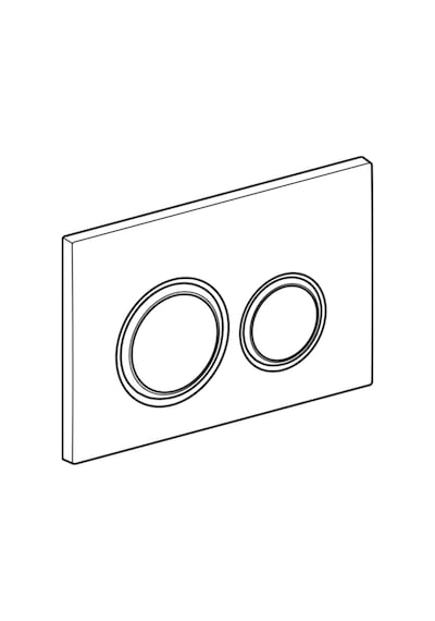 Geberit Sigma21 Kumanda Paneli Beyaz Cam 115.884.sı.1 Beyaz
