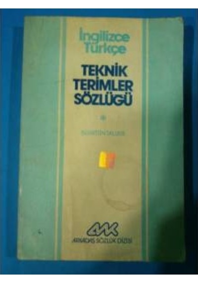 Teknik Terimler Sözlüğü İng-Türkçe