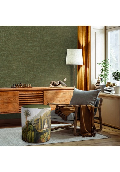 Bluehomeconcept Adawall Yeşil Orman Manzaralı Puf