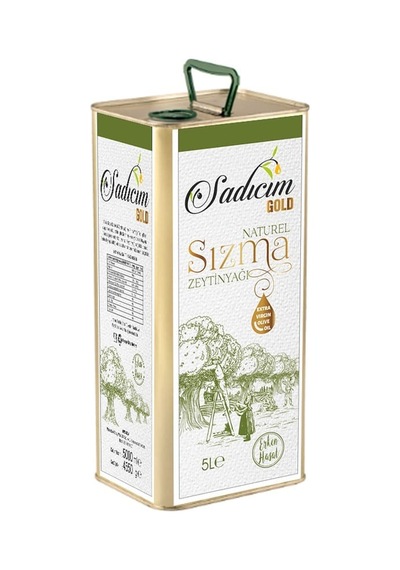 Sadıcım Erken Hasat Naturel Sızma Zeytinyağı Teneke 5 L