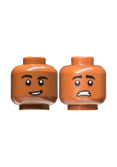 Minifigür Parçaları: Kafa: 3626pb2872