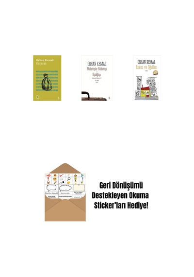 Everest Açıkhava 13 - Küçücük + Müfettişler Müfettişi - Üçkâğıtçı 2 Kitap Bir Arada + Eskici Ve Oğulları Midi Boy + Okuma Sticker'ları