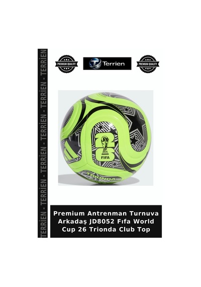 Premium Antrenman Turnuva Arkadaş Jd8052 Fıfa World Cup 26 Trionda Club Top Çok Renkli
