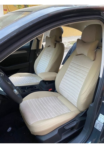 Volkswagen Passat B8 Trent Paket 2015-2022 Arası Taytüyü- Deri Karışımı Özel Dikim