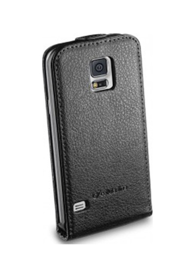Cellular Line Galaxy S5 İle Uyumlu Flap Essential Deri Kılıf Siyah Flapessengals5bk