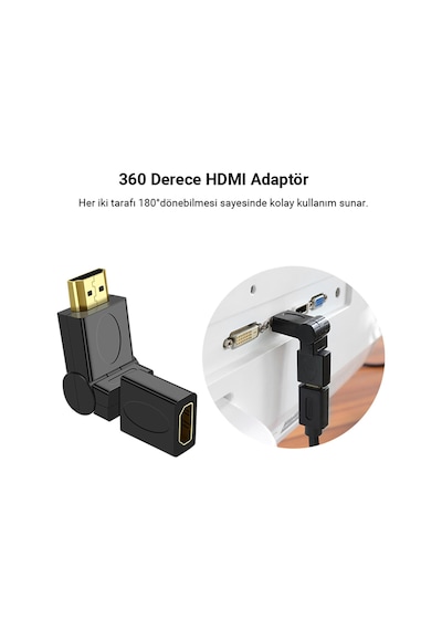 Veggieg 360 Derece Hdmı To Hdmı Dönüştürücü