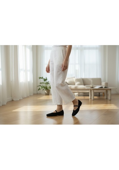 Aska Shoes Shoes Günlük Tokalı Babet 2025aska004 Siyah