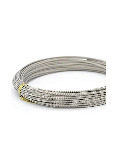 Krom Çelik Halat 7X19 3 Mm 30 Metre