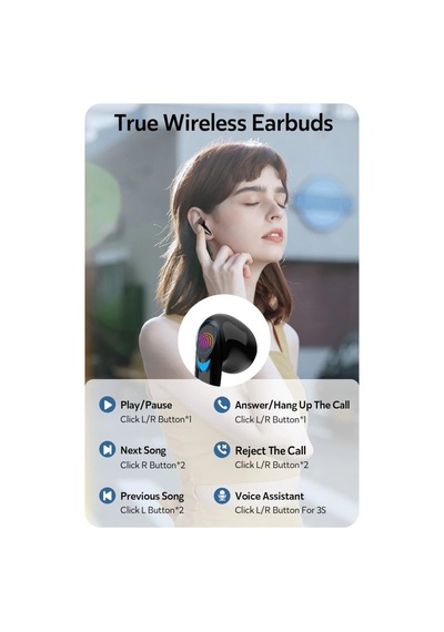 G10 Bluetooth Oyuncu Kulaklık Düşük Gecikmeli Kablosuz Dokunmatik Gaming Bluetooth Oyuncu Ku