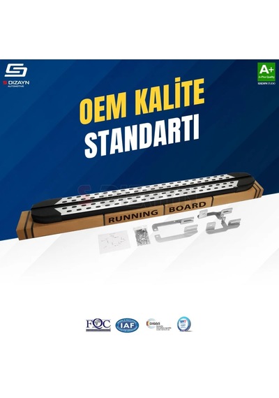 S-dizayn Fiat Ulysse Kısa Şase Trimline Gri Yan Basamak 213 Cm 2022 Üzeri