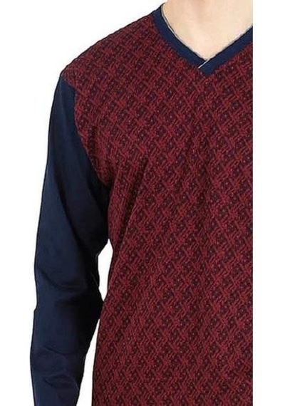 Pierre Cardin 6023 Erkek Jakarlı Pijama Takımı 001