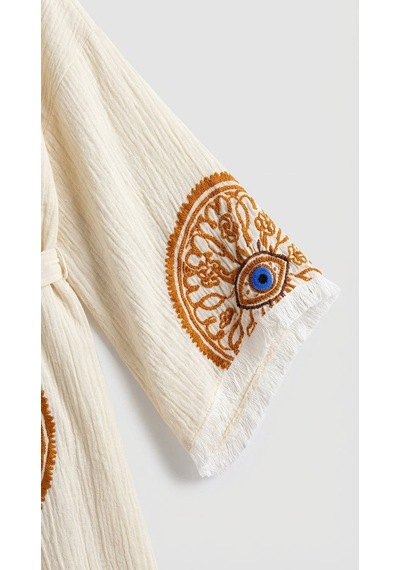 Brandsmiths Mandala Eye Kimono Sarı