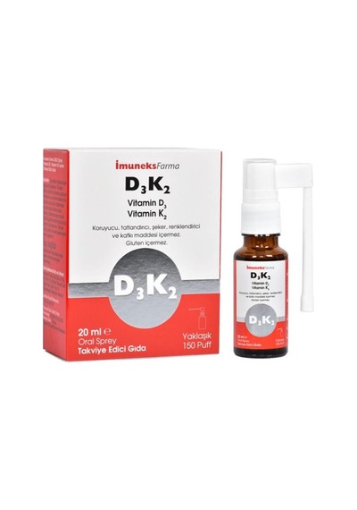 Imuneks Farma Vitamin D3 K2 Sprey 20Ml