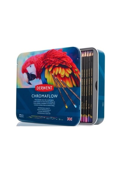 DERWENT CHROMAFLOW 72'Lİ METAL KUTU YENİ
