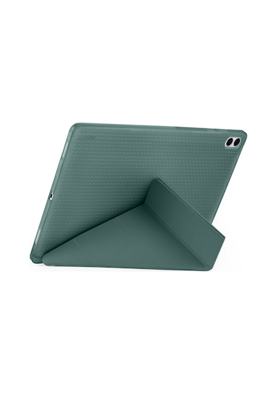 Galaxy Tab S11 Ultra Premium Tri-folding Kalem Bölmeli Standlı Koruyucu Tablet Kılıfı Klasik