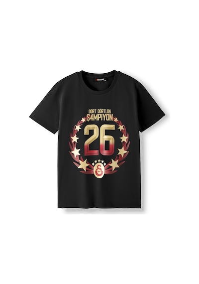 Gsstore Galatasaray 26. Şampiyonluk Çocuk T-shirt C261166 Siyah
