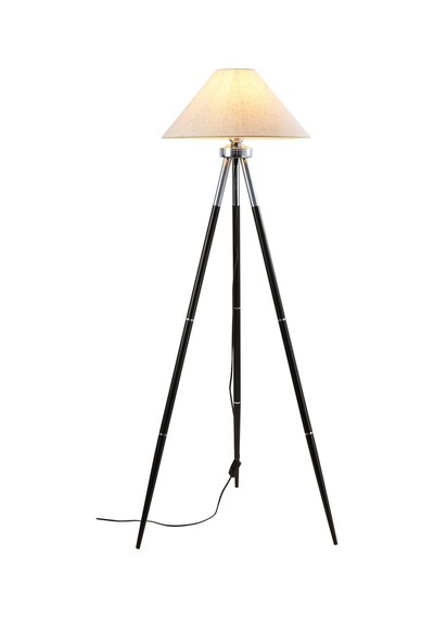 Cosby Siyah-krom Kaplamalı Tripod Metal 3 Ayaklı Lambader Diğer
