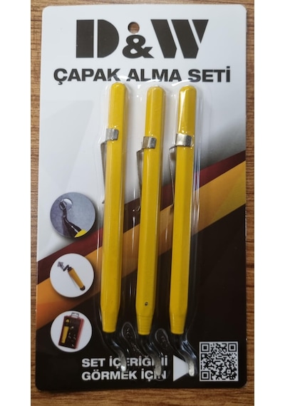Dw 3 Parça Sabit Bıçaklı Çapak Alma Dwz3801052