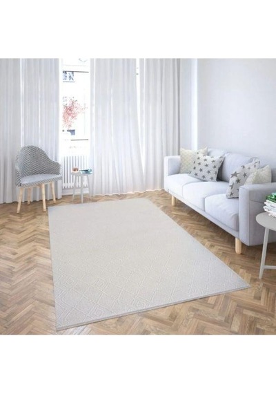 Padişah Halı Eternity 36138 060 Serisi Akrilik Salon Oturma Odası Halısı Krem