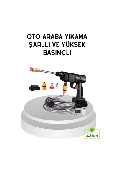 Mey İthalat Taşınabilir Akülü Araba Yıkama Makinesi 1.7 Mpa Basınçlı Ve Ergonomik Tasarımlı