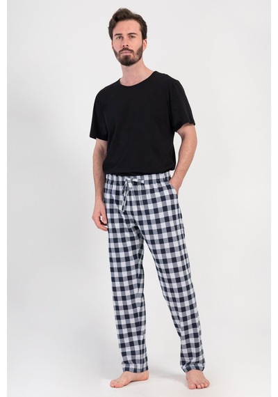 Yake Store Ceplı Erkek P.suprem Tek Alt Pıjama - Navy Blue mavi