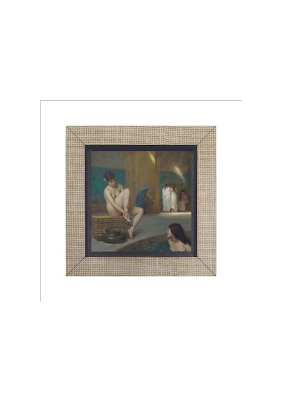 Hamamda Nü Jean-léon Gérôme, 1889 Baskılı Mdf Magnet 7x7 140