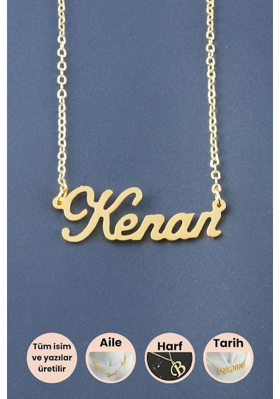 Kenan - 783 - İsimli - Nazblsmm - Kolye Sarı altın