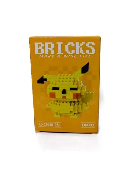 Twins Stars Bricks Pikachu Pokemon 3d Yapboz Puzzle Yapı