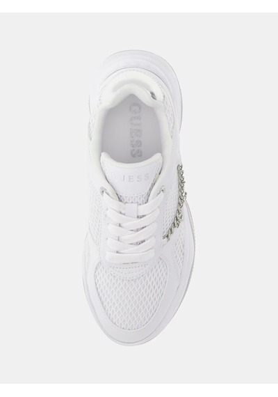 Guess Harpaa Logo Zincirli Kadın Sneaker Ayakkabı Flpharele12 Beyaz