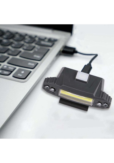 Güçlü Led Şarjlı Baret Lambası 3 Mod Çok renkli