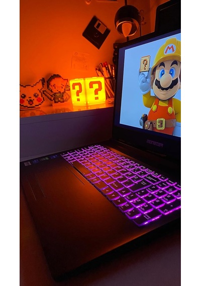 Mario Dekoratif Kutu Lamba Gaming Dekor Gamer Hediye Çok Renkli