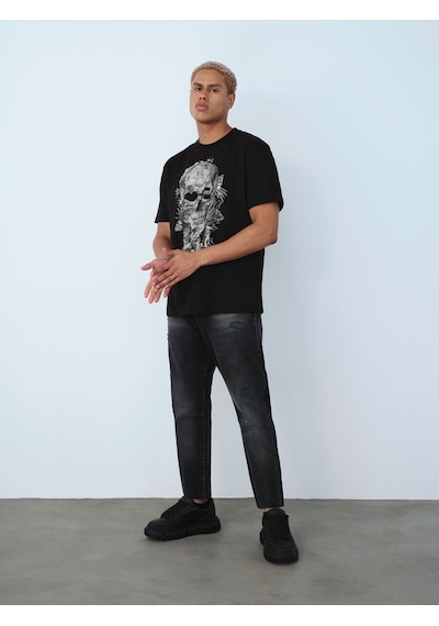 LOFT Regular Fit Erkek Tshirt K.kol Lf2037238 Q1.v1 Siyah