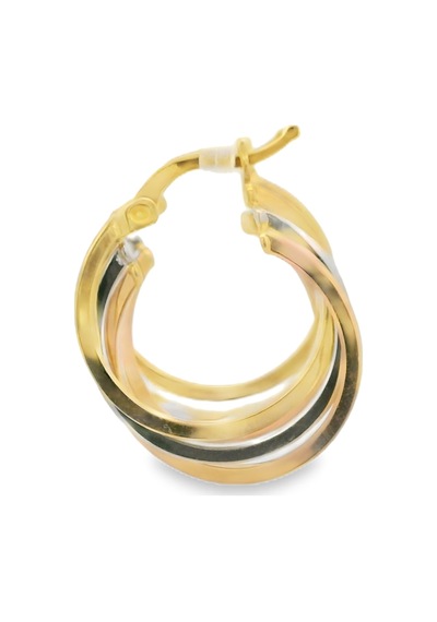 Cigold Taşsız Küpe 14 Ayar Altın 2.99 Gr Oa-k1tb01069330 Renkli