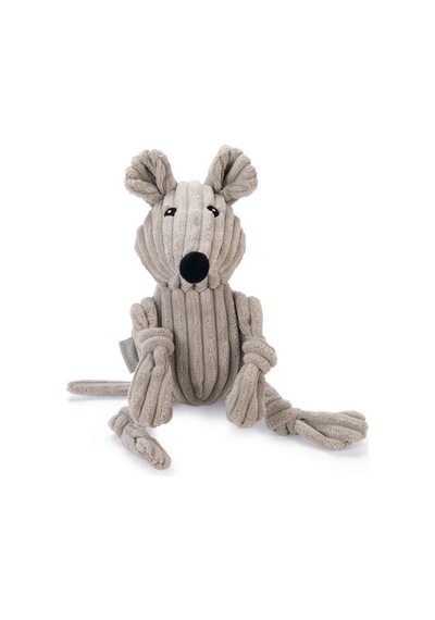 Hnrlıshp Beeztees Köpek Oyuncağı, Fare, Kadife, Gri, 30x11x11,5cm