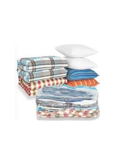 Ayrex 2 Adet Büyük Boy 80 Cm X 100 Cm Vakumlu Poşet Vakumlu Hurç Vakumlu Torba Yorgan Yastık Saklama Hurcu Diğer