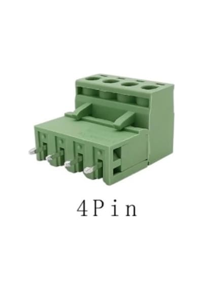 4 Pin 5.08mm Geçmeli 180c Takım Klemens
