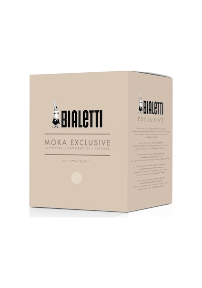 Bialetti - Exclusive: 6 Cups Ocak Üstü Espresso Pişirici - 270ml - Krem Renk - Alüminyum Gövde Sku: Smg8690010587152